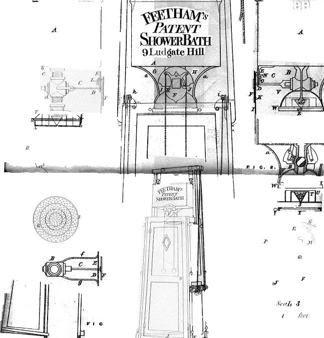 firstshowerpatentwilliamfeetham Shower Maestro